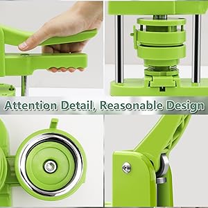 Button Maker Machine Multiple-Sizes - Pin Maker Machine 1.25 inch+2.25 inch, Interchangeable Button-models Badge Button Press Machine with 200 Sets 32+58mm Button Maker Supplies&Circle Button Maker Machine Multiple-Sizes - Pin Maker Machine 1.25 inch+2.25 inch, Interchangeable Button-models Badge Button Press Machine with 200 Sets 32+58mm Button Maker Supplies&Circle
