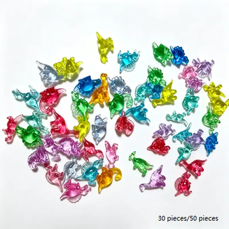 Multiple random cute mini resin dinosaur ornaments, Dinosaur Decorations, small and suitable for collection; Desktop, Micro Landscape, and Vase Landscape Universal Decoration