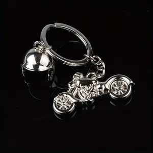 Motor Figure Key Chain, Metal Car Key Ring, Personalized Key Holder, Fashionable Men's Motorcycle Pendant, Alloy Keychain Gift