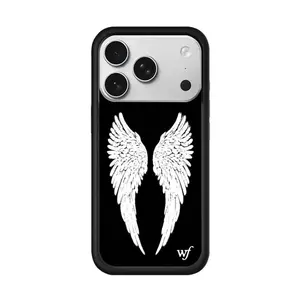 Suitable for iPhone 17 Pro Max 16/15 phone case, artistic aesthetic, fresh and delicate angel wings phone accessory protective cover