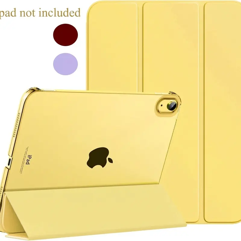 iPad (A16) 11th Generation Protective Case 11 Inch 2025,iPad 10th Generation Case 10.9 Inch 2022,Slim Stand Hard PC Translucent Back Shell Smart Cover,Support Touch ID,Auto Wake/Sleep