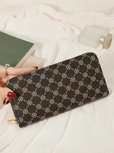 Large-Capacity Long Wallet, Cash Storage Bag, Coin Wallet. Fashion Print Clutch, Long Purse. Coin Purse, Mobile Phone Bag, Long Clutch, Suitable for Daily Use