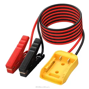 Car Battery Jump Starter Cable, Jumper Cable Clamps with Power Wheel Battery Adapter 20V Battery Jumper Starter 12awg 5.9ft Length Car Powerbank Jumper Cable with Adapter, Automotive Accessories, Men Gifts, Vehicle, Cool Car Stuff, TruckABDDD16MunchMingle