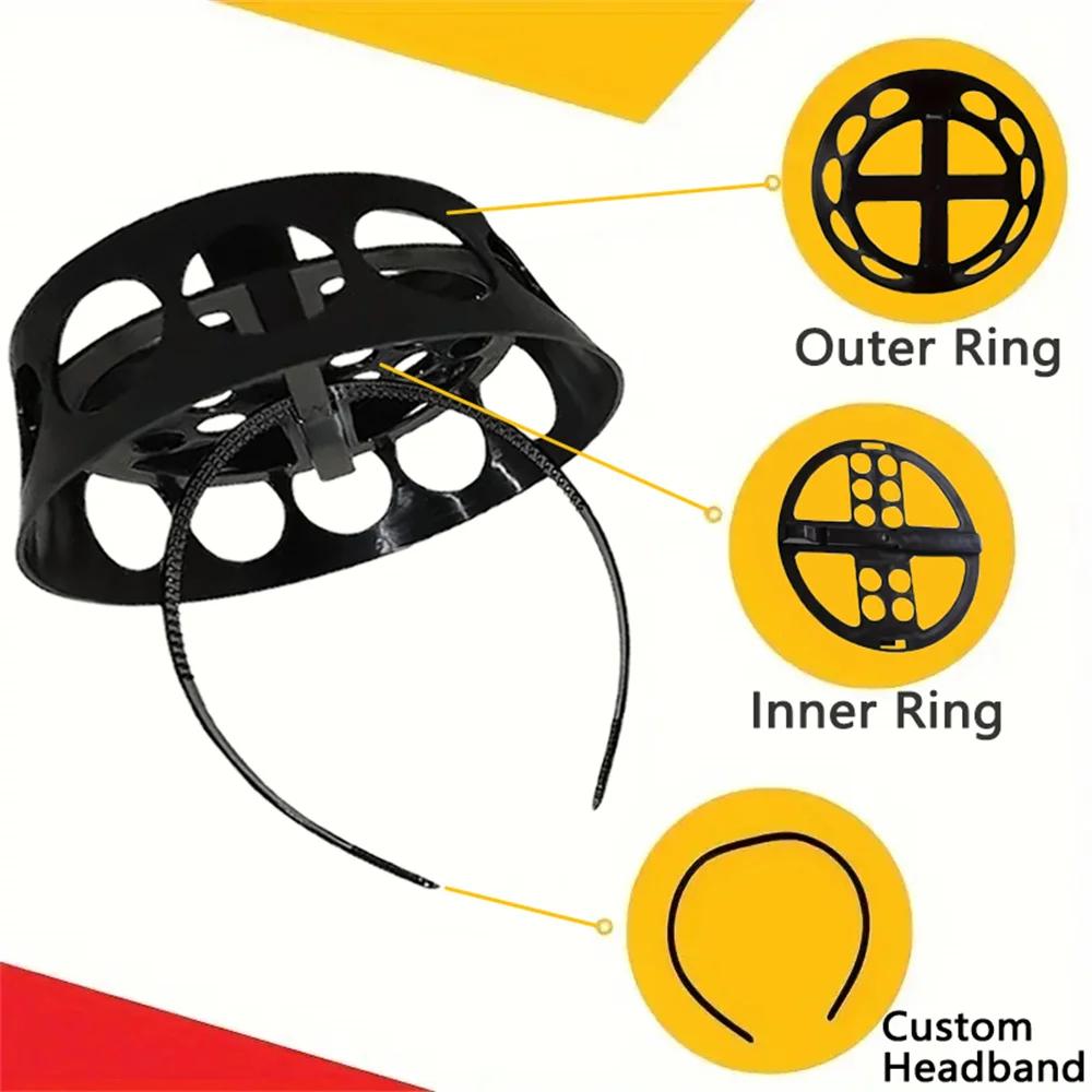 Grad Cap Headband Insert Graduation Cap Headband Plastic Graduation Cap Insert Headband Secure Hairstyle Gifts For Graduates