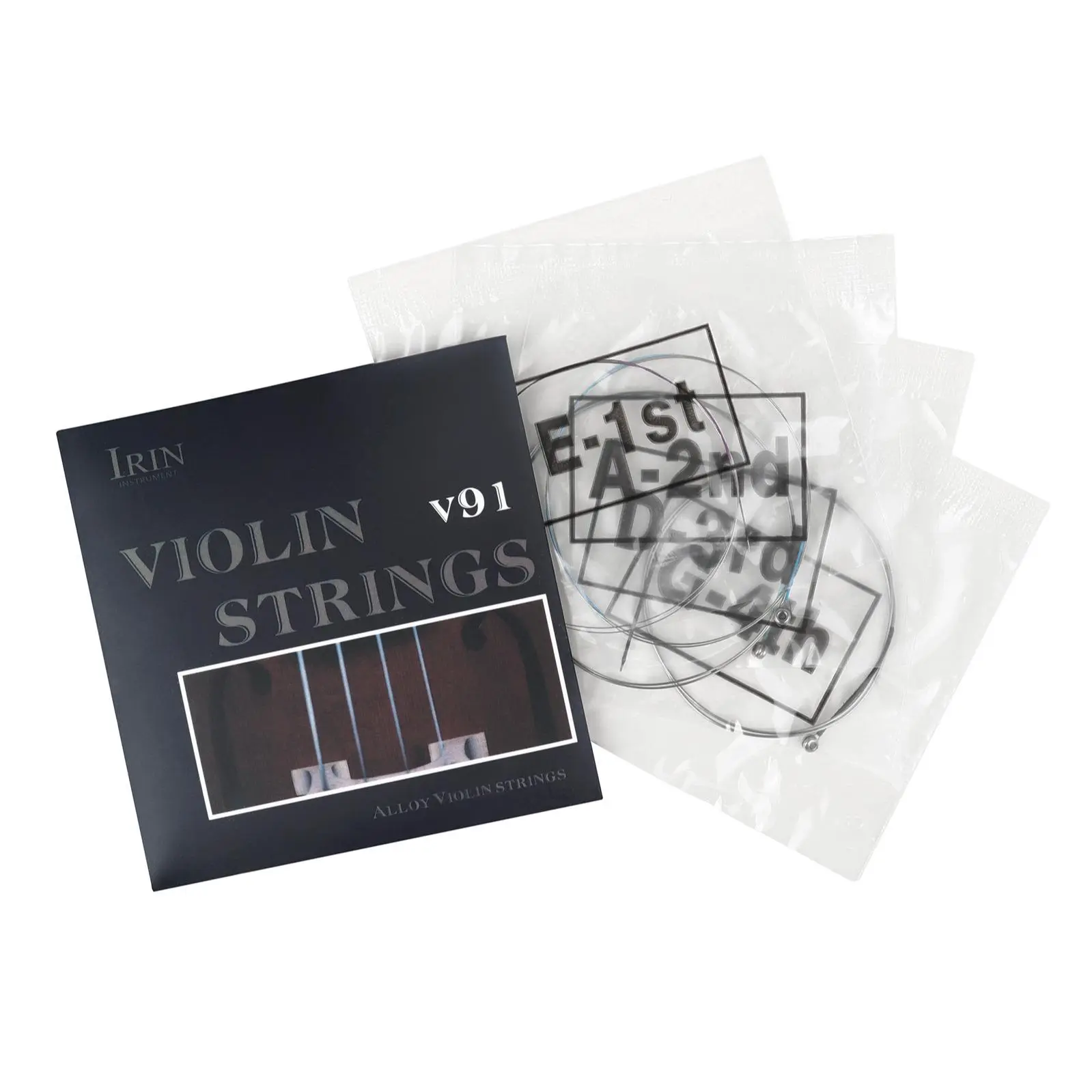 IRIN V91 Violin Strings Copper Alloy Material for Home Practice, High-Quality Orchestral Accessory