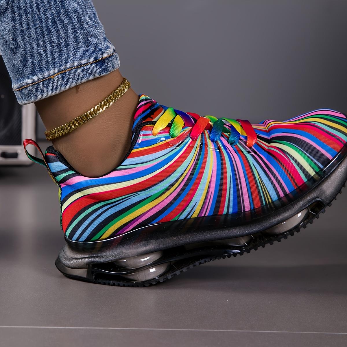 【QUAWUJIE】Men Women Walking Running Sneakers 2026 New Arrival Air Cushion Thick Bottom Breathable Non Slip For Outdoor Fitness Daily Wear