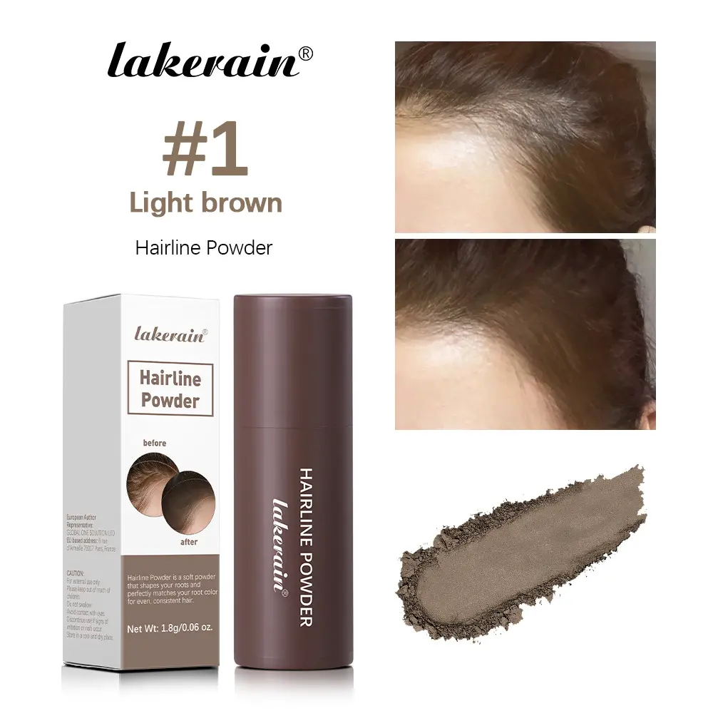 Viral Hairline Powder, Multi-use Hair Filling Shadow Powder, Contour Eyebrow Powder, Natural Cover Sparse Hair Forehead Makeup