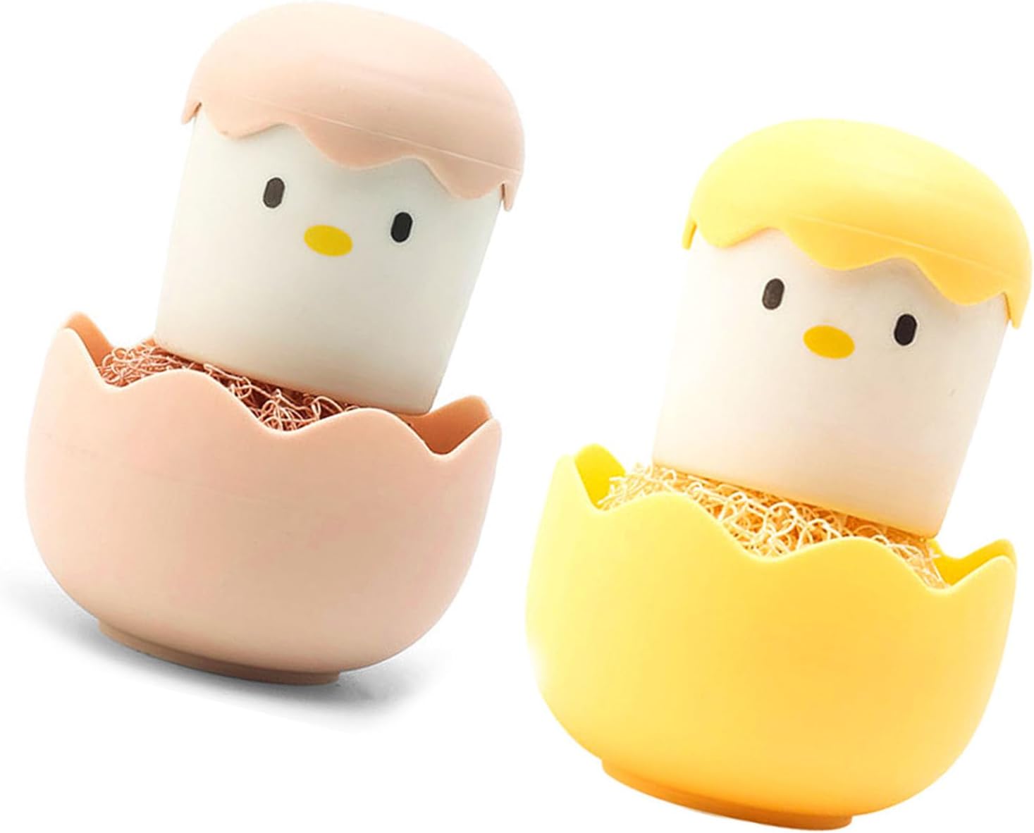 Non-scratch Scrubber / Stove Grease Remover / Dishwashing Brush with Handle / Cute Kitchen Gadget / Kitchen Cleaning Tool.Multi-functional reusable kitchen brushes!Suitable for both bathroom and kitchen use.You'll love this household cleaning marvel!