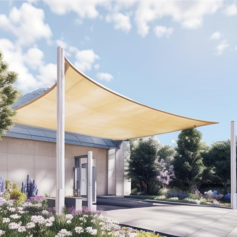 1pc Shading Rectangular Sunshade for Outdoor Activities, Garden balcony, rooftop, swimming pool, car sunscreen and sunshade net, easy to install, for summer escape