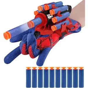 Spider Web Shooters with Gloves, Wrist Launcher Toy Set, Superhero Role Play Toys for Kids, Gift for Birthday, Halloween, Cosplayfidget toys