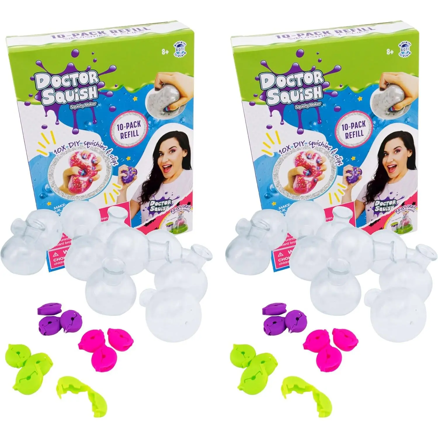 y Maker Refill Pack| DIY y Making Kit with 10 TPR Balloons and 10 Reusable Clips| Make Your Own ies for Kids Ages 8 & Up| 2 Pack