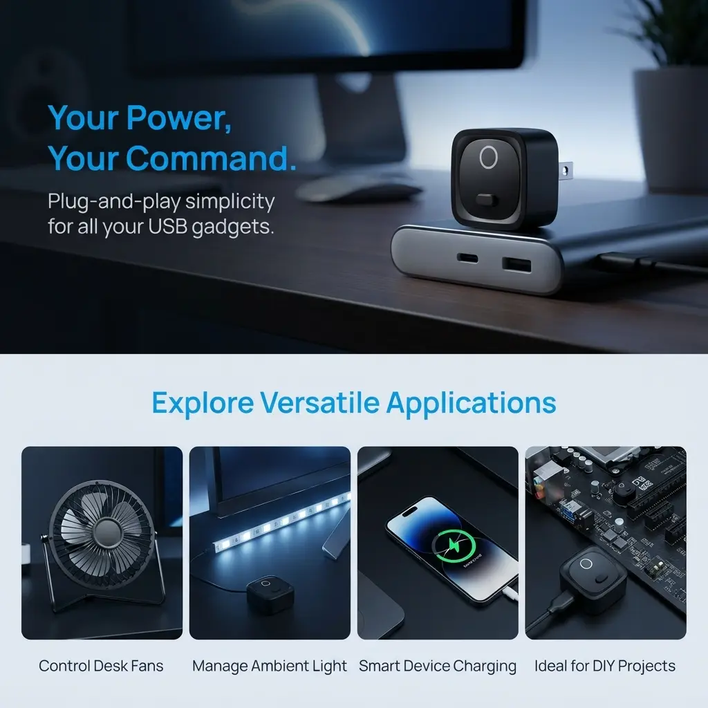 2‑In‑1 Wireless CarPlay Module Box, Car Internet Connection Adapter, Convert Factory Wired CarPlay to Wireless, Plug‑and‑Play Multimedia Upgrade Module for Apple CarPlay and Android Auto, Vehicle Interior Tech Accessory