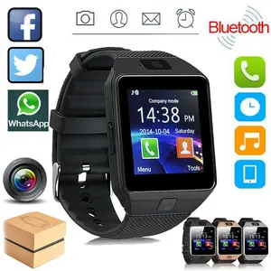 Smartwatch with touch screen, supports SIM card for calls, sports, heart rate, blood pressure, and sleep monitoring