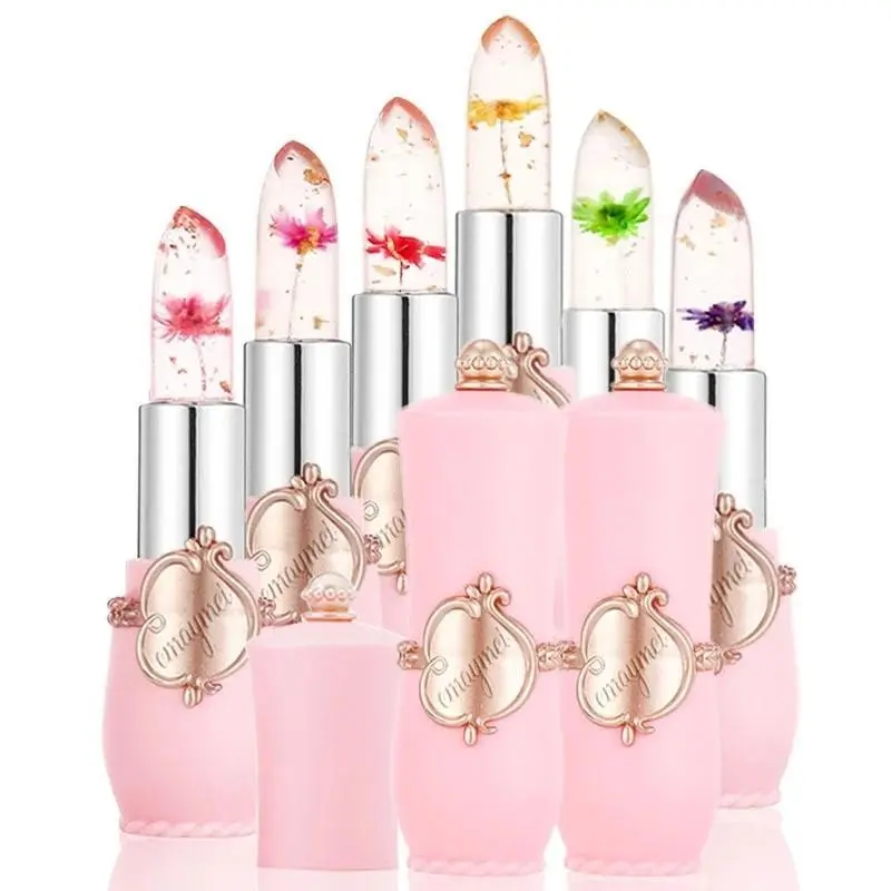 Gel Crystal Lipstick, Makeup Color-Changing Magic, Long-Lasting Wear, Moisturizing Formula, Moisture, Hydrating, Non-Sticky Application, Multiple Shades, Perfect Gift