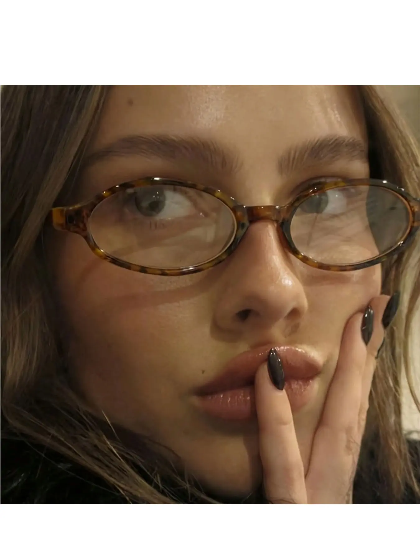2 Pairs Women's Oval Small Frame Glasses, Y2K Retro Style Computer Glasses, Personalized Streetwear Stylish Trendy Eyewear, All Seasons Fashion Accessory, Fashionable Frames Glasses, Stylish Eyeglass