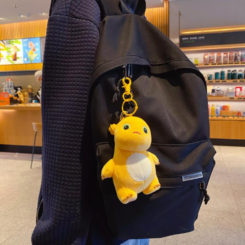 Milk Dragon Little Dinosaur Pendant Plush Toy Fashione Lifelike Keychain Pendant Toys Funny Soft Decorate Couple Girl Kids Gift