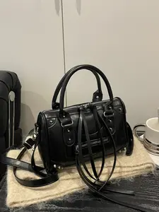 Elegant Solid Color Handbag, New Arrival Versatile High-End Street Style Shoulder Bag, Large Capacity Daily Use Crossbody Purse