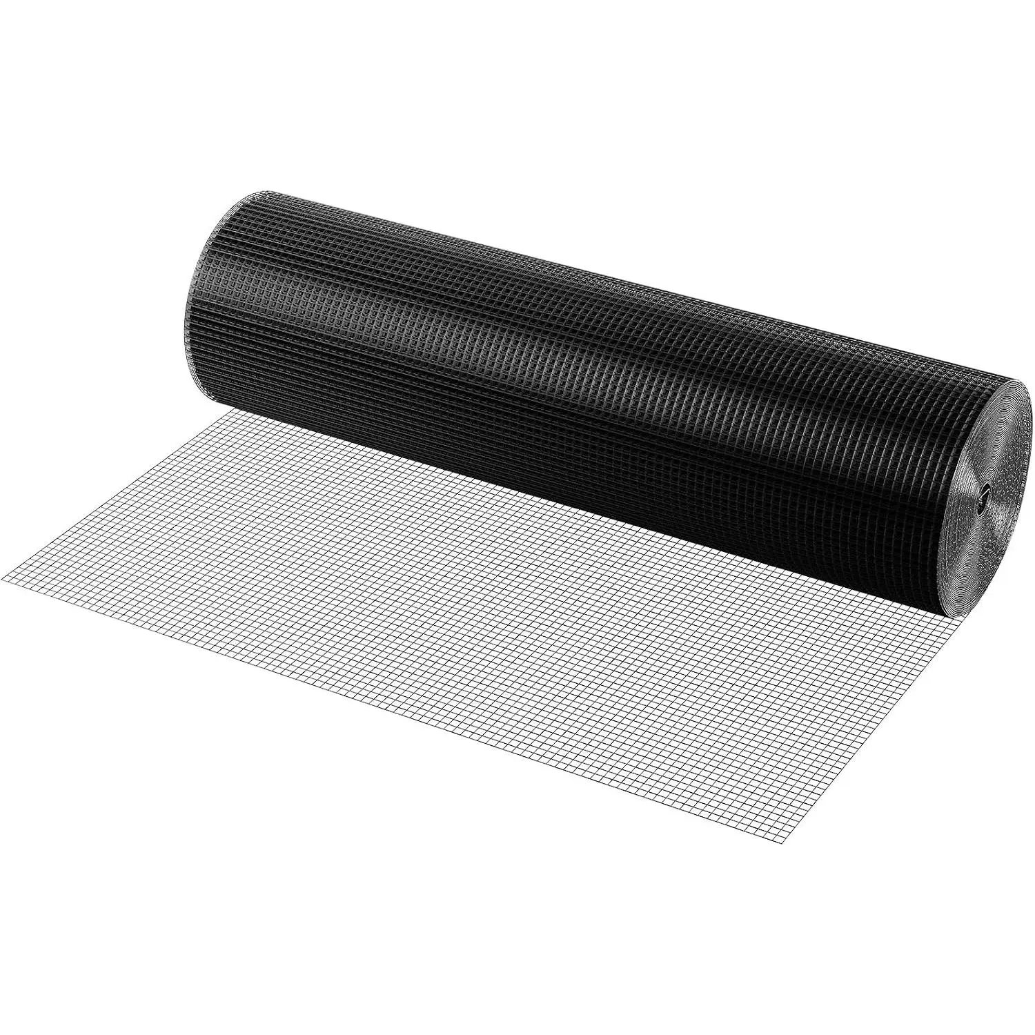 YANSERY Hardware Cloth, 48'' x 100' 1/2inch Galvanized Wire Mesh Roll, 19 Gauge Chicken Wire Fencing Roll, Vinyl Coating Metal Wire Mesh for Chicken Coop Barrier, Rabbit Snake Fences, Poultry Enclosures