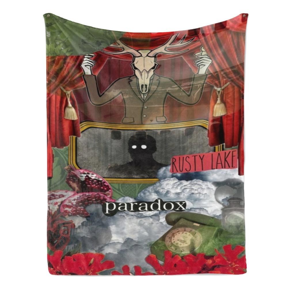 Rusty Lake Theme Flannel Blanket Surreal Mystery Game Throw Soft Cozy Plush Blanket for Couch Sofa Bed Indie Puzzle Art Aesthetic Home Decor Lightweight Travel Blanket Gamer Fan Collection Gift All Season Comfort Decorative Bed Cover Rusty Lake Theme Flannel Blanket Surreal Mystery Game Throw Soft Cozy Plush Blanket for Couch Sofa Bed Indie Puzzle Art Aesthetic Home Decor Lightweight Travel Blanket Gamer Fan Collection Gift All Season Comfort Decorative Bed Cover