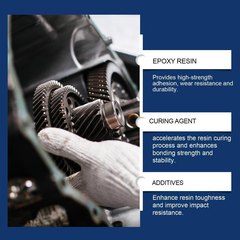 Upliftjoys Enhanced Casting Glue, Metal Repair Glues Heavy Duty, Strong Foundry Glue, High Temperature Resistant, Long Lasting, for Metals Defects and Repairs (1 Set) Bowie Knife with Sheath