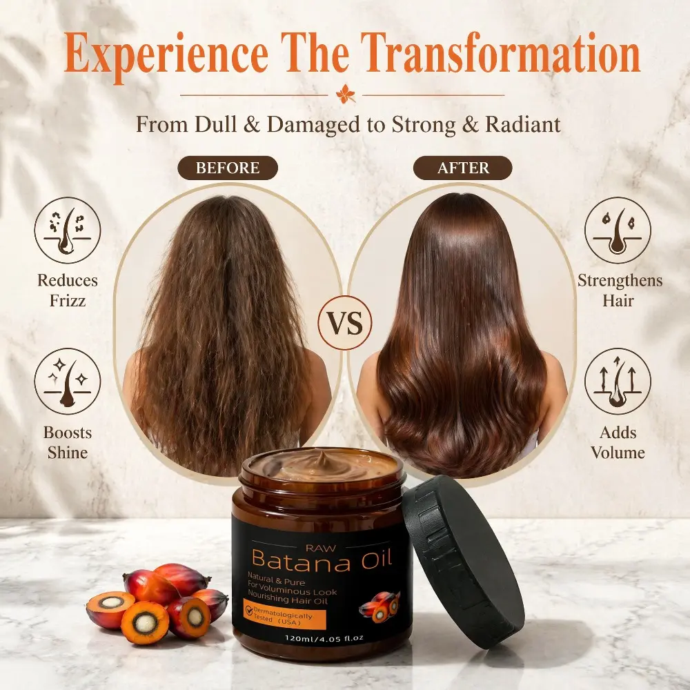 YUVK Batana Oil Moisturizing Smooth Conditioner 120ML