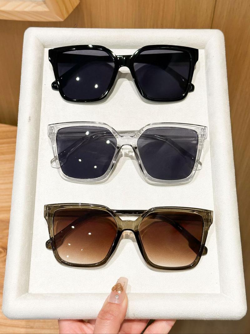 Women's Vintage Trendy Tinted Lens, Retro Casual Full Rim Trendy Styling Sunglasses for Everyday Use, Fashion Accessories for Outdoor Activities