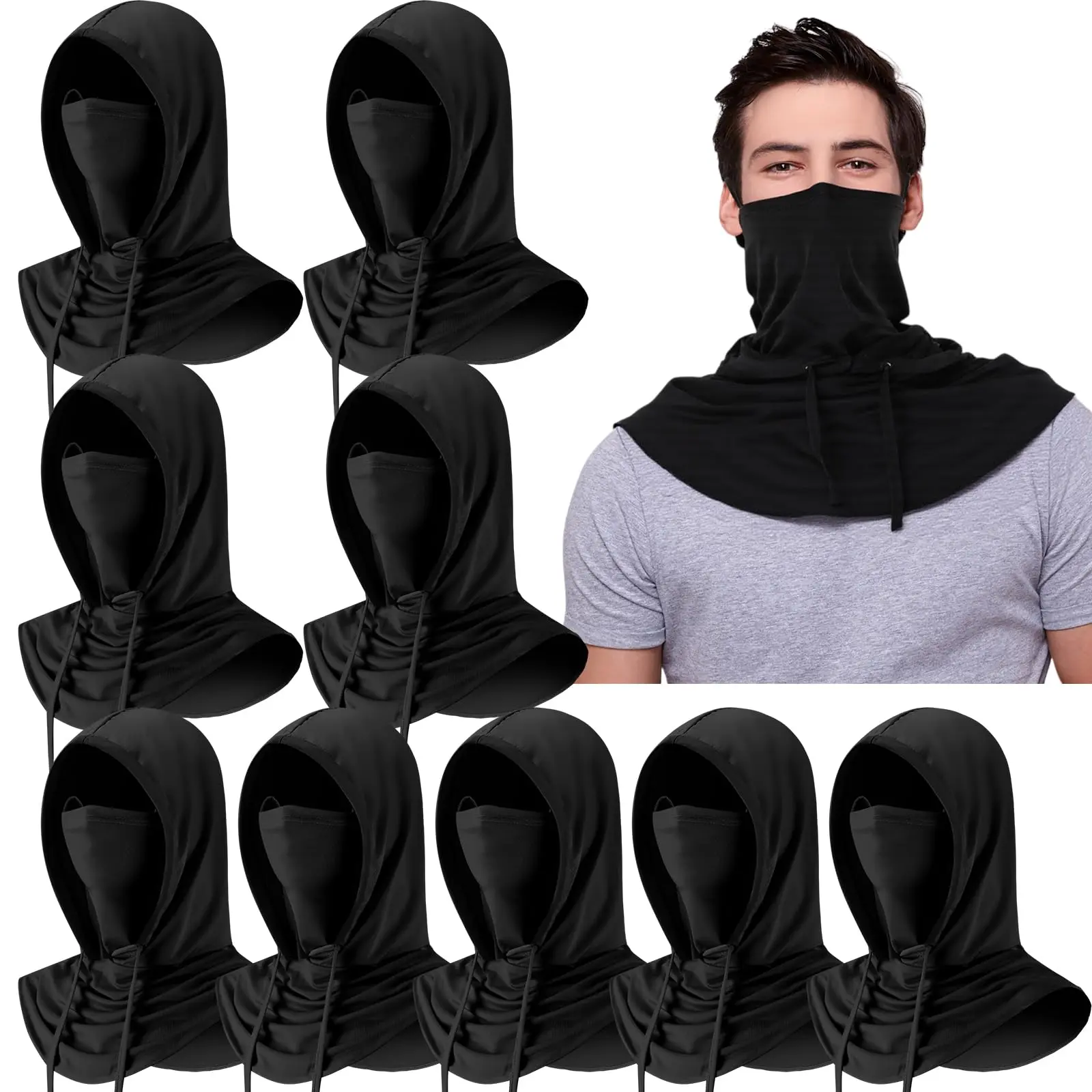 Balaclava Ski Mask UV Protection Hood Breathable Full Head Mask Face Cover for Men Women Motorcycle Fishing