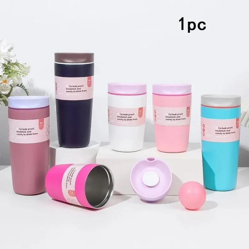 🥤Vacuum Insulated Stainless Steel Coffee Tumbler,☕Reusable Iced Coffee Cup,🔥Hot Coffee Travel Mug, BPA Free 20 oz,🏔️ Fashionable Simple Small Portable Travel Cup,❄️Durable & Stylish Design, Coffee Travel Mugs Leakproof Accessories