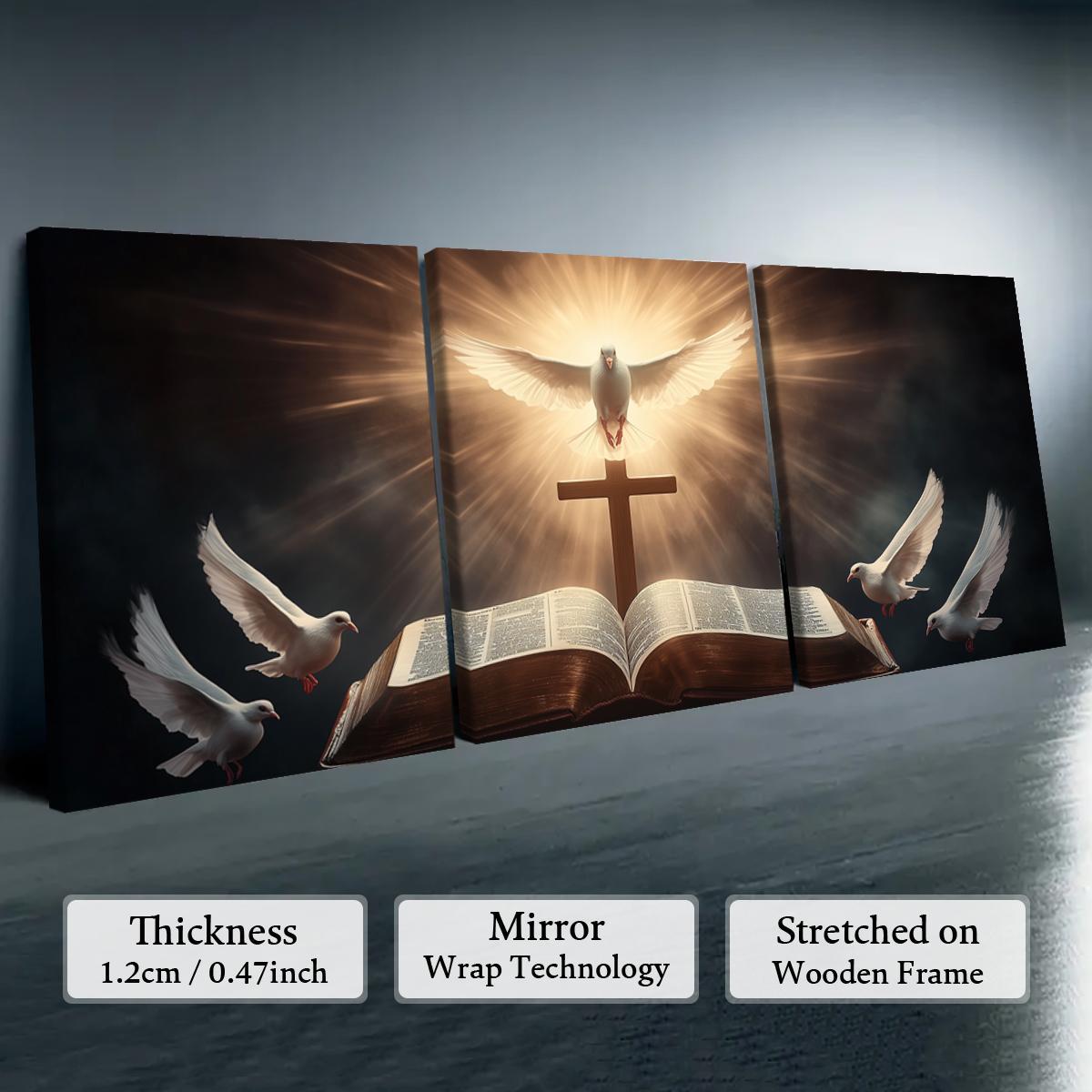 Wooden Framed Canvas Painting, 3 Counts/set Hand Pattern Wall Art, Modern Art Wall Decoration, Home Decoration Canvas Prints Poster, Solid Wooden Frame, Artistic, Universal Aesthetic