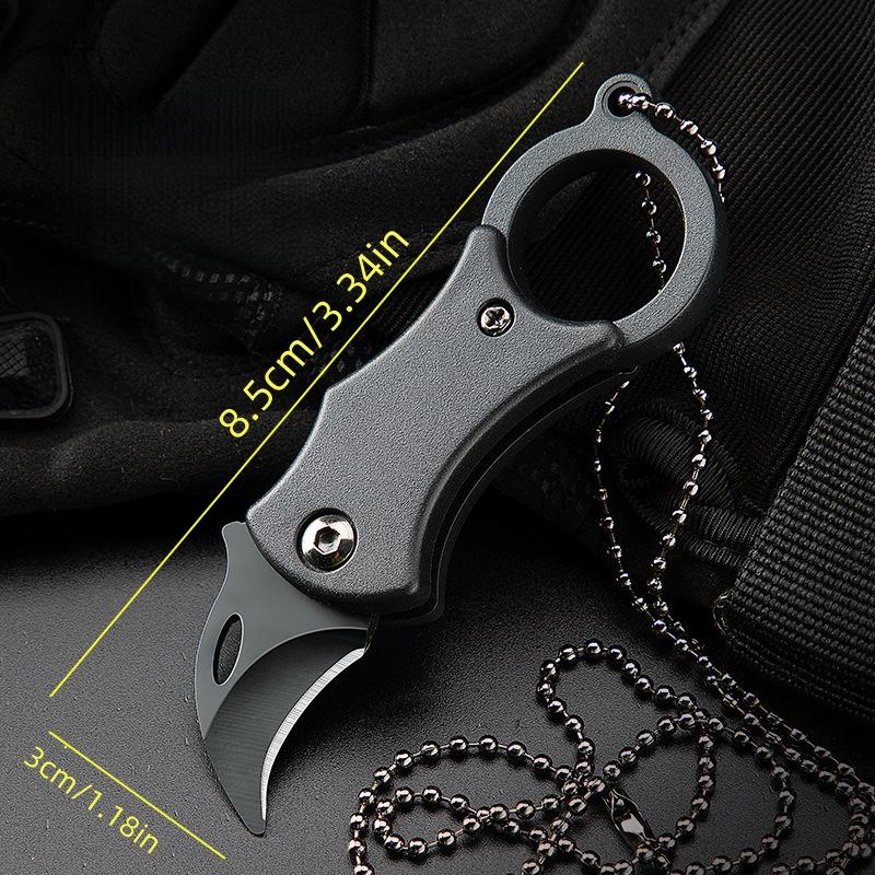 Mini Folding Pocket Knife, Portable Fox Paw Design Keychain Tool, Outdoor Utility Knife for Camping, Hiking, Emergency Use, Compact and Lightweight, Portable Multipurpose Knives