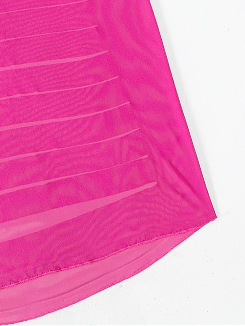 Women's 1pc Hollow-Out Breathable Mesh Beach Long Cover-Up Bikini Covering Shawl Black Semi-Transparent Swimsuit Cover-Up Cut-Out Beach Skirt Sexy Beachwear Swimwear Swimwear Coverups