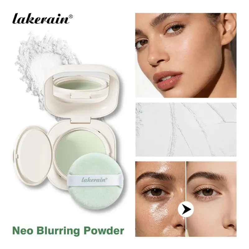 1 Piece Loose Powder Portable Soft-Focus Moisturizing Loose Powder Skincare Hyaluronic Acid Plant Seed Oil Makeup