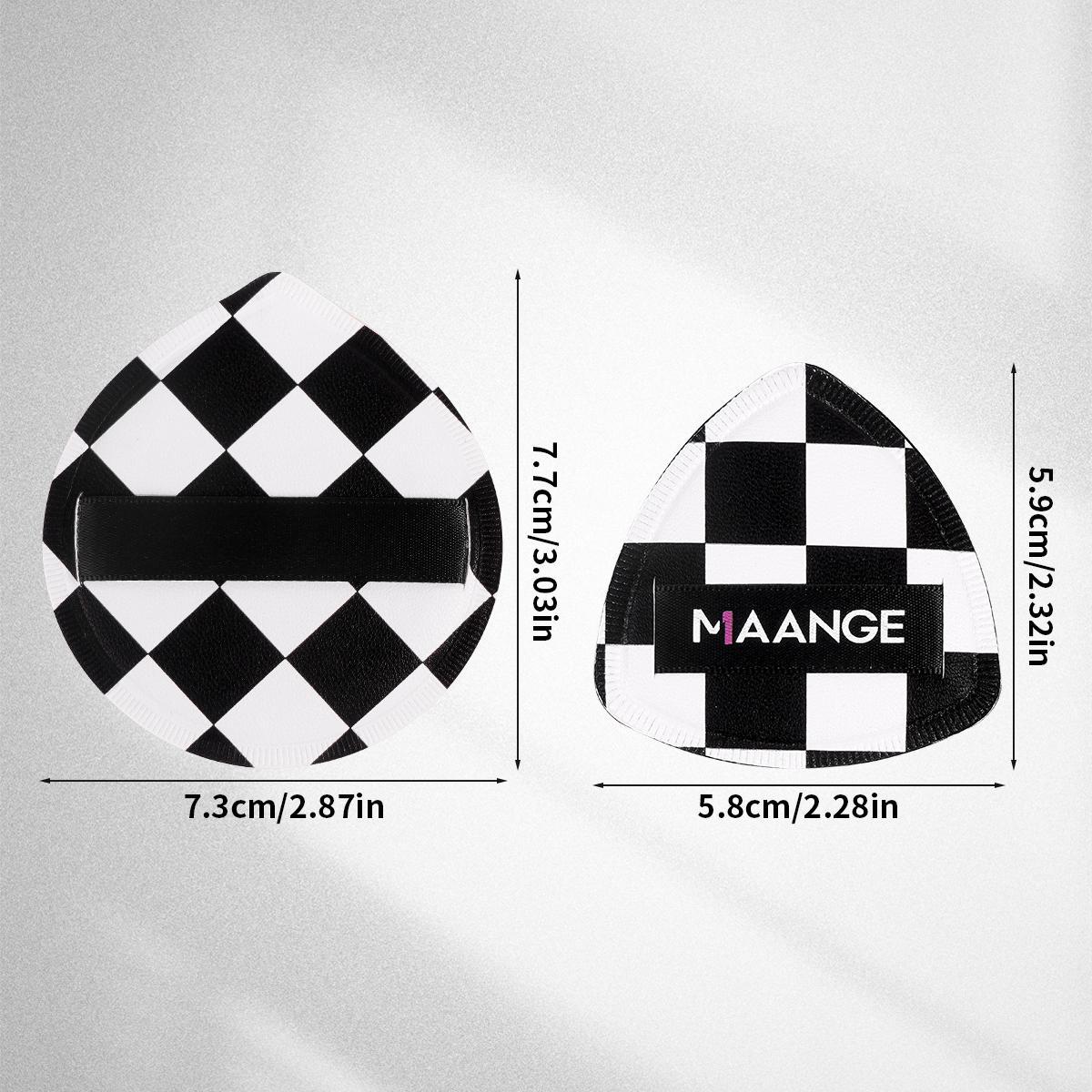 MAANGE 3pcs Cotton Candy Air Cushion Powder Puff Set, Includes 1pc Small Size Puff with Storage Box + 2pcs Large Size Puffs, Perfect for Makeup Application, Beauty Essentials