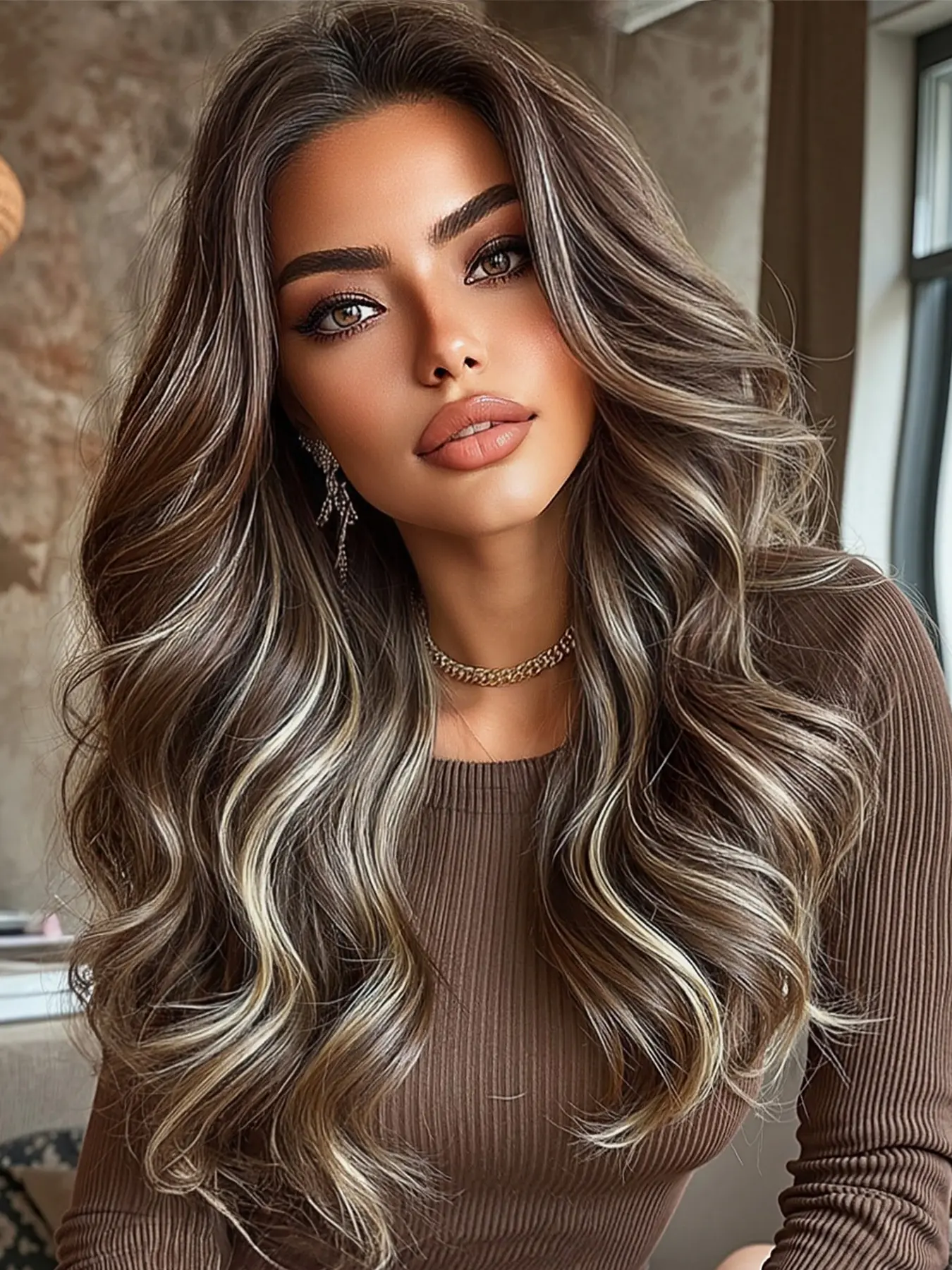 Natural Look Lace Front Wig, Lace Frontal Wigs, Comfortable Fit, Easy to Manage, 18 Inch Heat Resistant Synthetic Fiber, Suitable for Daily Wear