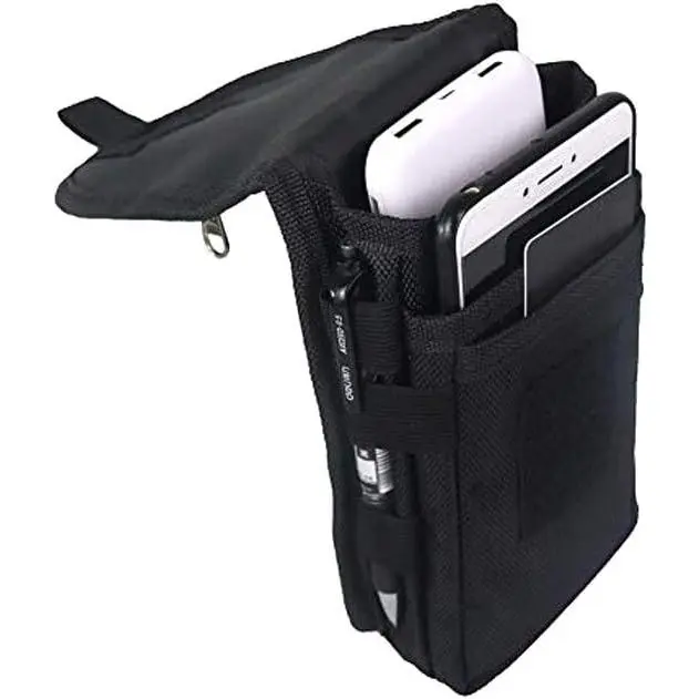 Dual Phone Holster,Phone Belt Pouch,Tactical Cell Phone Holster,Molle Carrying Case,Large Smartphone Pouch,Belt Clip Tool Pouch,Multi-Purpose Cellphone Holder for Hiking,Camping,Working