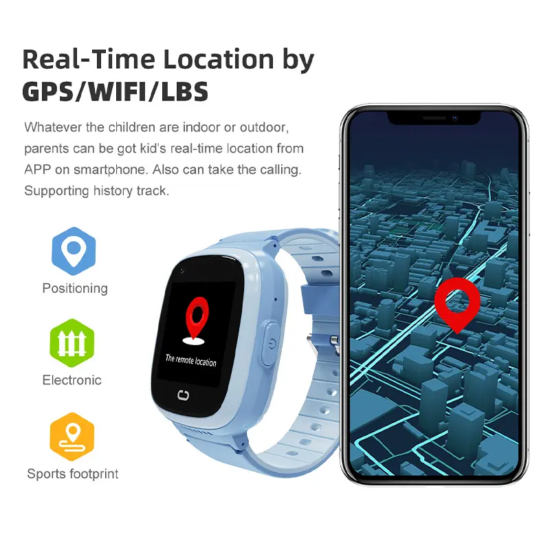 smartwatchkids children's phone watch with 4G full network positioning and video calling for students LT30