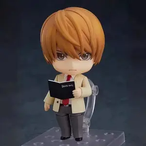 2026 hot itemNendoroid Death Note Light Yagami 2 0 1160 Posable Interchangeable Face Boxed Action Figure Anime Collectible Adult Display