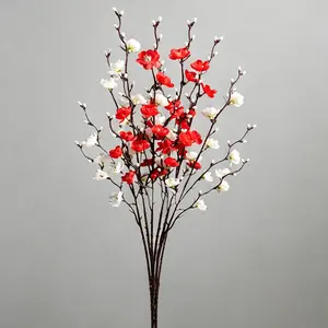 24-Pack Artificial Long-Stem Flowers, Home Decor, Wedding Decoration, Gift for Maria, Mom, Bedroom, Room Accessories, Indoor Decor