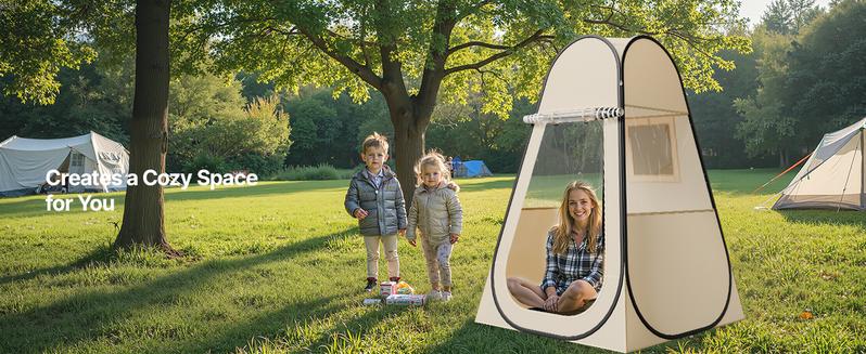 VEVOR Pop up Sports Tent, 8 Sizes Optional Clear Bubble Tent for 1-6 Person, Waterproof Outdoor Pod with Floor Mat & Top Cover, Garden Igloo Dome Tents Camping Shelter for Sports Watching