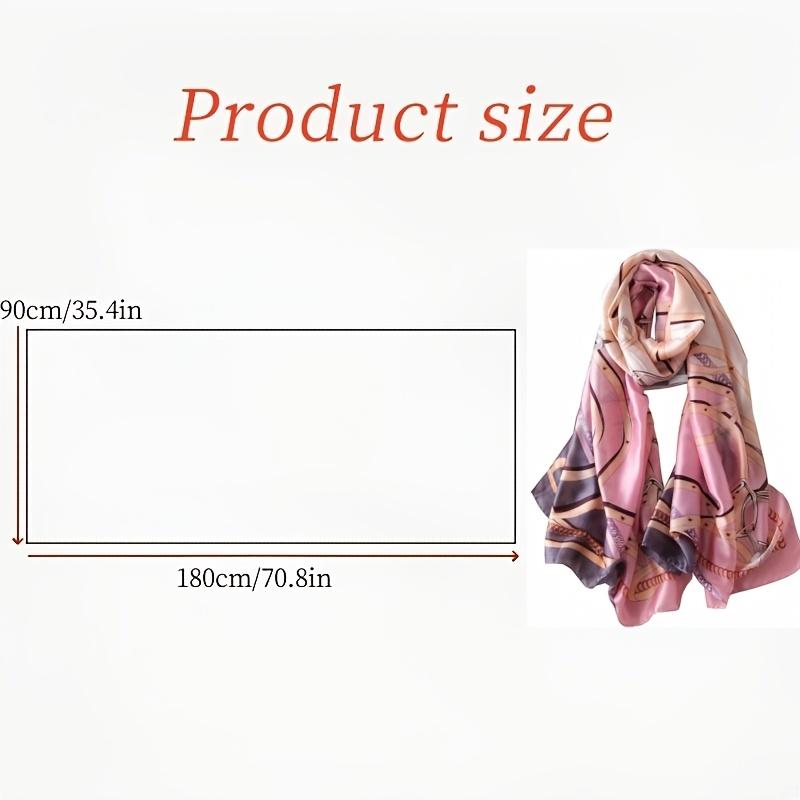 Ring  necklace  watch  scarf Silk Scarf Mulberry Silk Fashion Scarves Long Lightweight Shawl Wrap