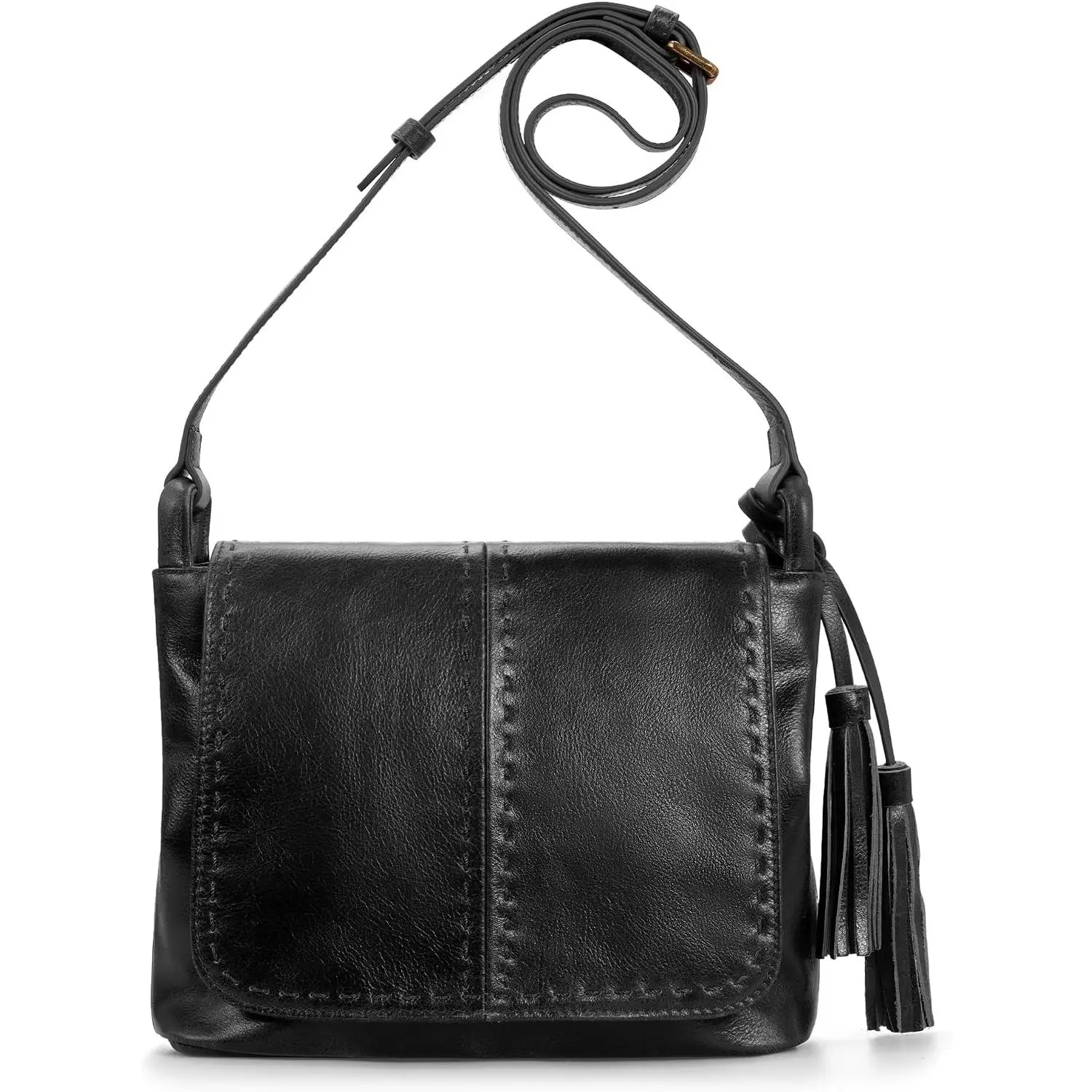 Leather Crossbody Bag for Women  Purse with Multi-Pockets Medium RFID  Handbag