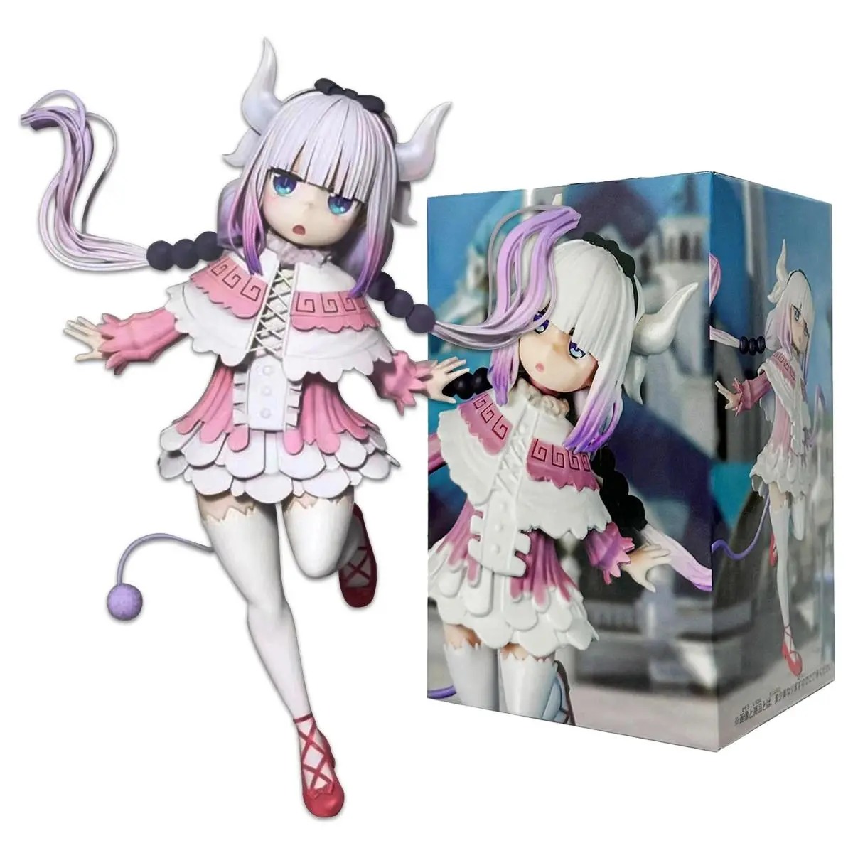 16cm Miss Kobayashi's Dragon Maid Kannakamui Playful Cat Dragon Plastic Action Figure - Tohru Model Toy, Anime Collectibles for Collectors, Gifting