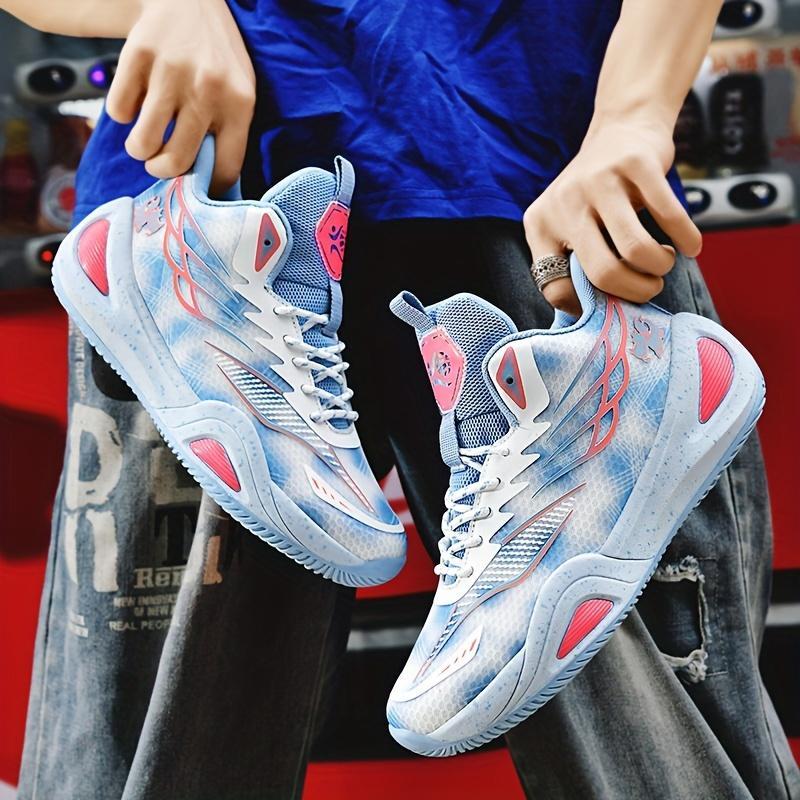 Couple's street-style basketball shoes, professional and stylish low-top design, non-slip, breathable and wear-resistant, suitable for indoor games, casual sports training, and all seasons.