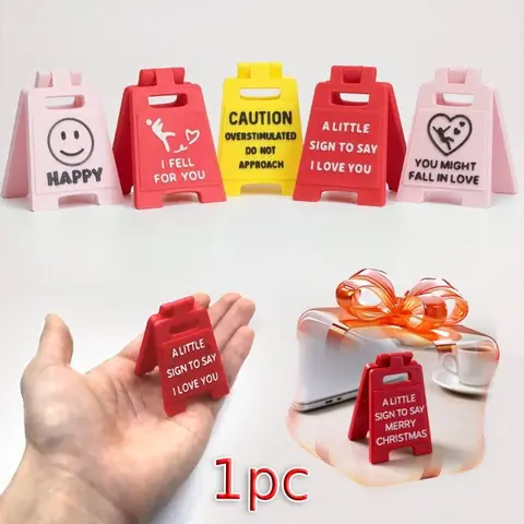 One Piece Valentine Gift, Romantic Desktop Message Board, Express Love Small Plaque, Couple Fashion Desktop Gift, Perfect for Couples