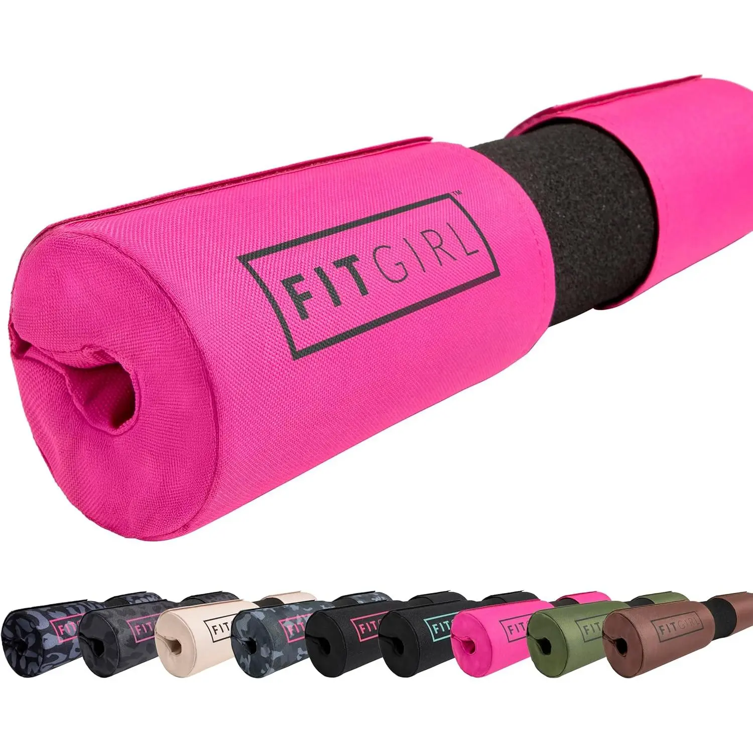 - Squat Pad and Hip Thrust Pad for Leg Day, Barbell Pad Stays in Place Secure, Thick Cushion for Comfortable Squats Lunges Glute Bridges, Olympic Bar and Smith Machine