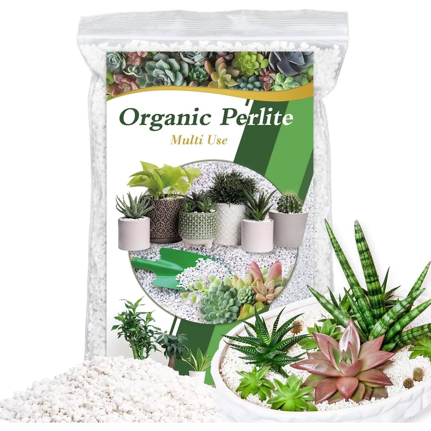 Perlite for , Enhances Soil Drainage and Aeration,  Perlite for  Indoor & Outdoor, Horticultural Perlite for Gardening,  for Potting Mixes, 1QT