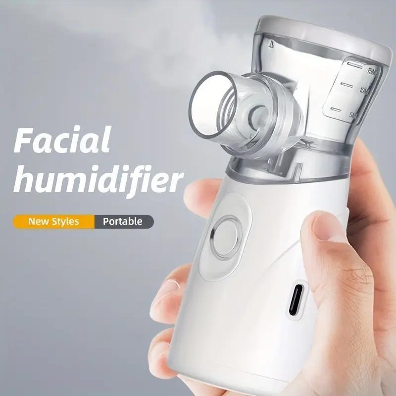 Portable Handheld Humidifier for Deep Cleaning and Hydration, USB Rechargeable Travel-Friendly Design for Home & Office Use, USB Humidifier Machine, Usb Powered Humidifier