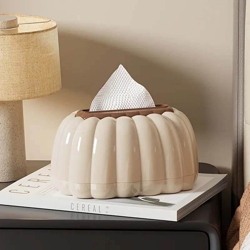 Modern Luxurious Plastic Tissue Box Cover with Lid, Stylish Home Organizer, Household Items Decor for Living Room Coffee Table, Versatile Storage Accessory, Room Decor, Home Decor Ideas