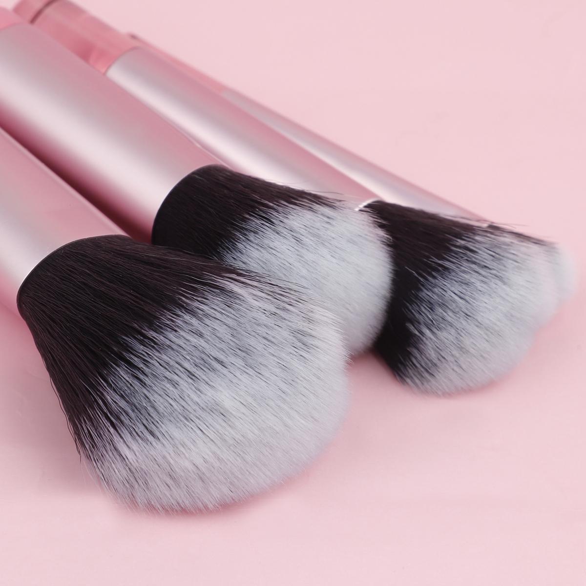 Mini Makeup Brushes Set, 10pcs/set Portable Makeup Brushes with Storage Bag for Travel, Soft Makeup Brushes for Foundation, Powder, Concealers, Cosmetic Tool Set, Beauty Products, Makeup Products Travel Essentials, Makeup Brushes Sets