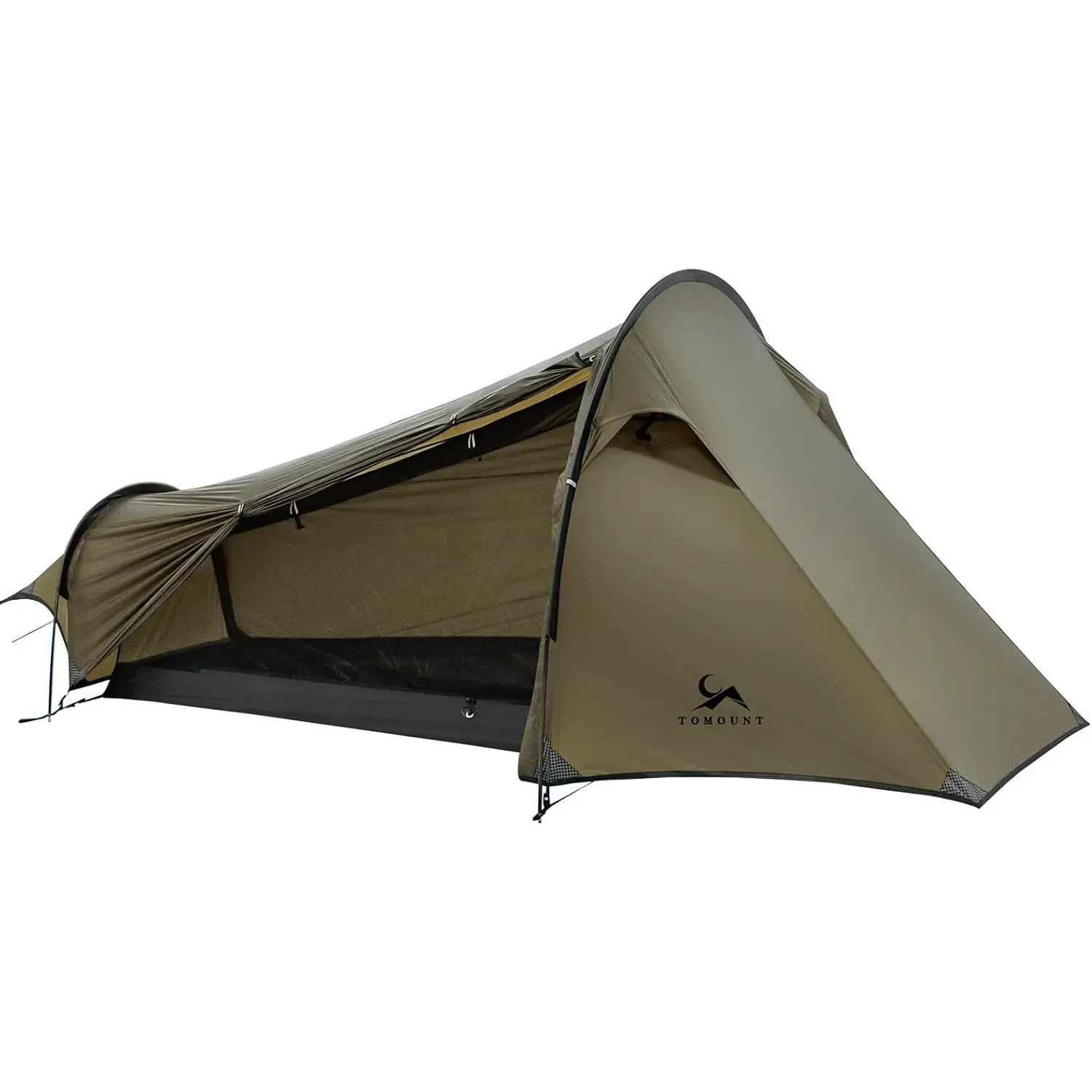 MC TOMOUNT 15D Nylon Ultralight Bivy Tent, Waterproof 1 Person Camping Tent, Single Man Backpacking Tent for Survival Bicycle Motorcycle Hiking